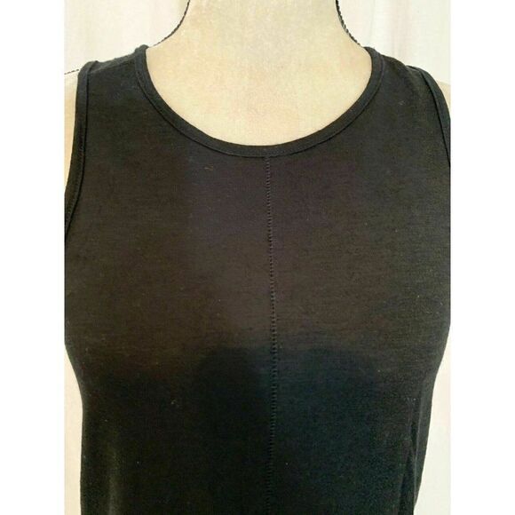 J Crew Womens Solid Black Crew Neck Tank Top Small - Picture 3 of 8